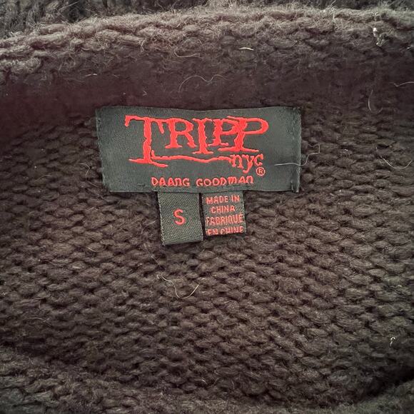 Grunge Tripp NYC skull sweater size S - Picture 5 of 6